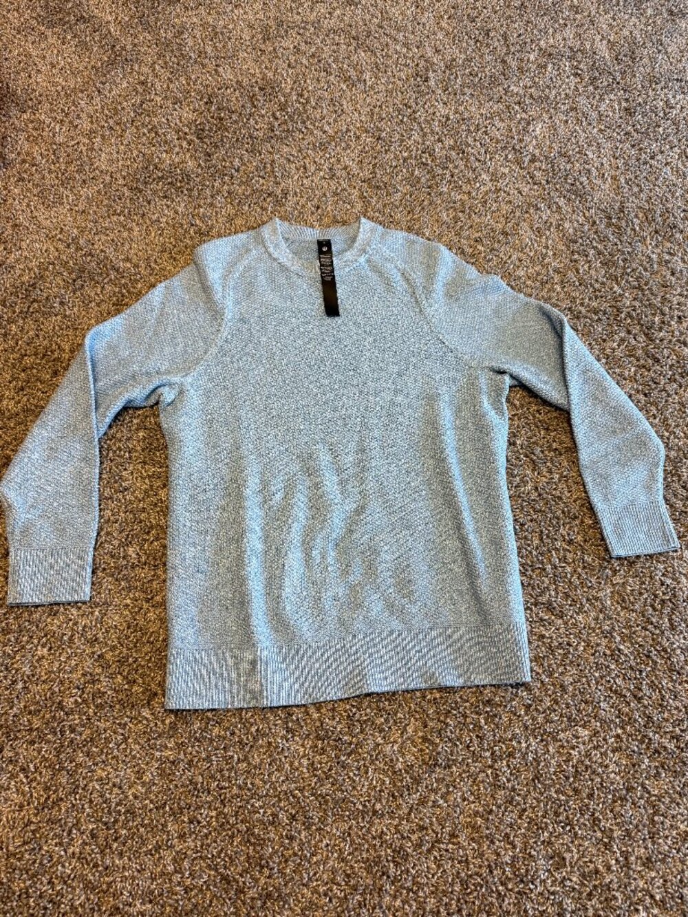 Lululemon Men's Textured Knit Classic-Fit Crewneck Sweater